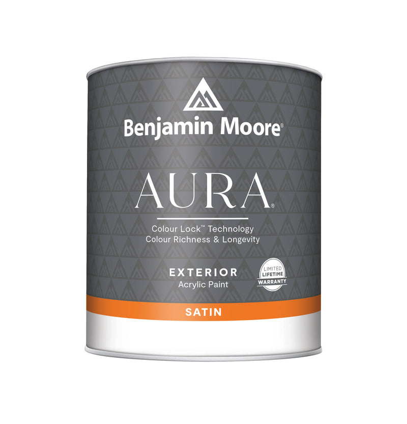 Aura Waterborne Exterior Paint - Satin Finish 631