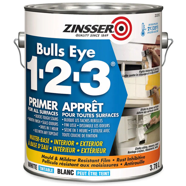 Zinsser® Bulls Eye 1-2-3 Water-Based Primer