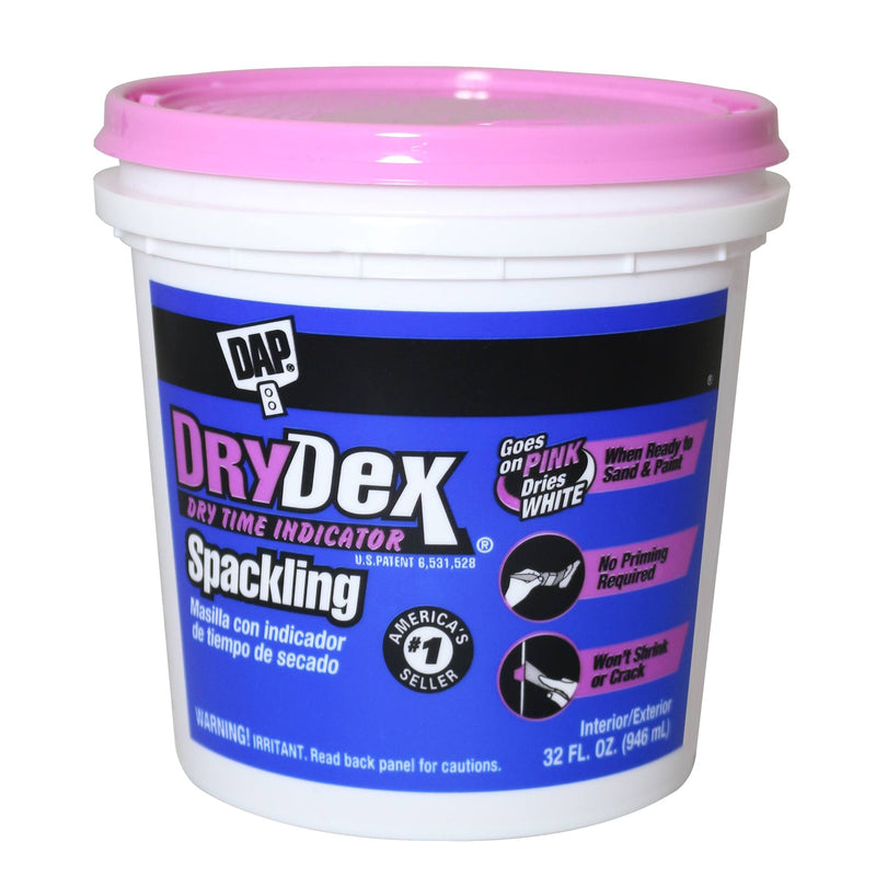 DAP DryDex® 干燥时间指示器 Spackling 32 液量盎司粉红色/白色